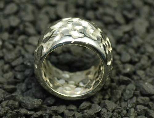 Silber Designer Ring 15mm